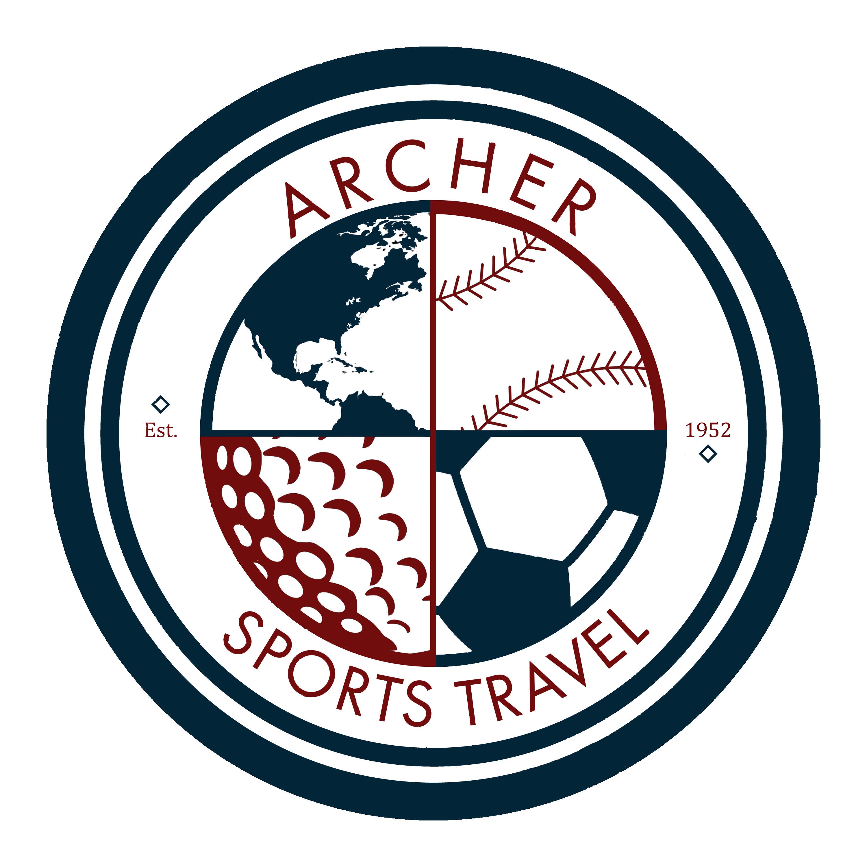 Archer Sports Travel crest, established 1952